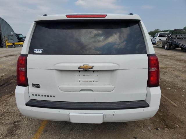 1GNSKHKC8KR359224 - 2019 CHEVROLET SUBURBAN K1500 LT WHITE photo 6