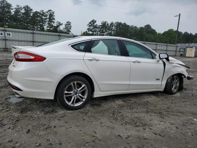 3FA6P0SU1FR221319 - 2015 FORD FUSION TITANIUM PHEV WHITE photo 3