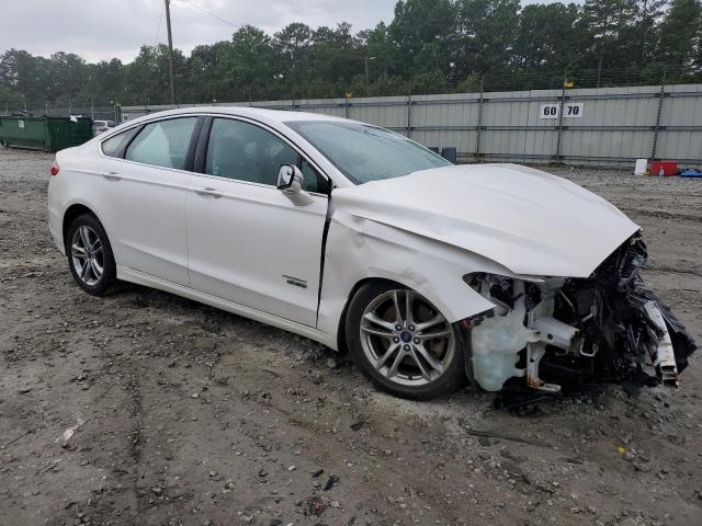 3FA6P0SU1FR221319 - 2015 FORD FUSION TITANIUM PHEV WHITE photo 4