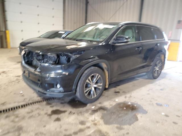 5TDJKRFH1GS251892 - 2016 TOYOTA HIGHLANDER XLE BLACK photo 1