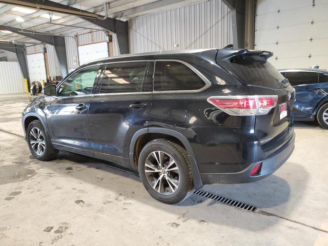 5TDJKRFH1GS251892 - 2016 TOYOTA HIGHLANDER XLE BLACK photo 2