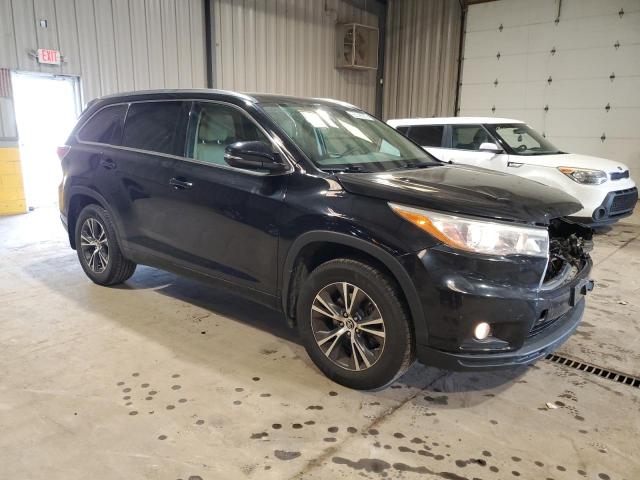 5TDJKRFH1GS251892 - 2016 TOYOTA HIGHLANDER XLE BLACK photo 4