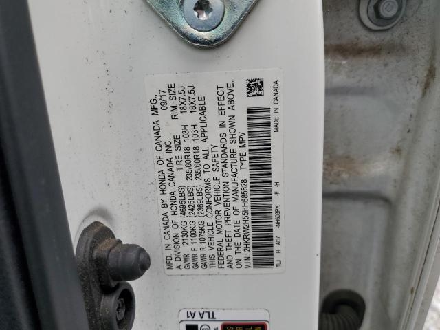 2HKRW2H55HH685628 - 2017 HONDA CR-V EX Weiß Foto 13
