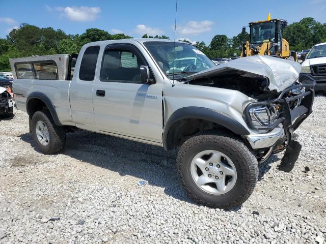 5TEWN72N74Z328003 - 2004 TOYOTA TACOMA XTRACAB SILVER photo 4