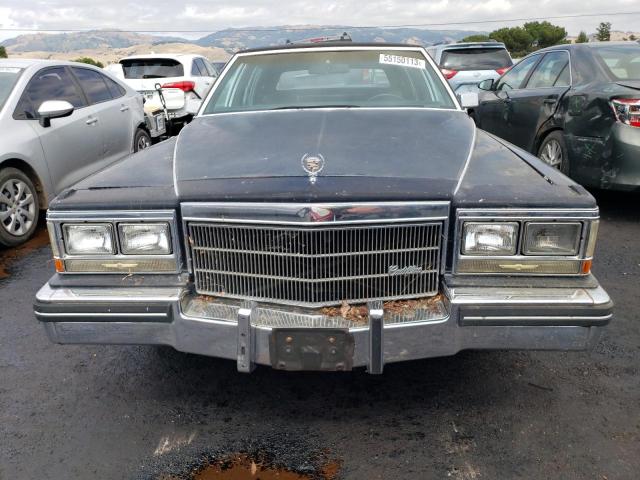 1G6AW6986E9098441 - 1984 CADILLAC FLEETWOOD BROUGHAM BLACK photo 5