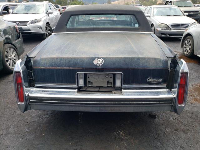 1G6AW6986E9098441 - 1984 CADILLAC FLEETWOOD BROUGHAM BLACK photo 6