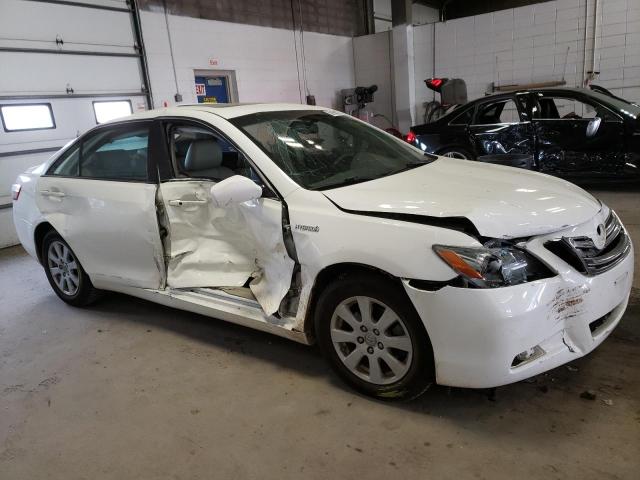 4T1BB46K69U103783 - 2009 TOYOTA CAMRY HYBRID WHITE photo 4