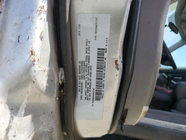 4S3BH675947627749 - 2004 SUBARU LEGACY OUTBACK AWP 银色 照片 12