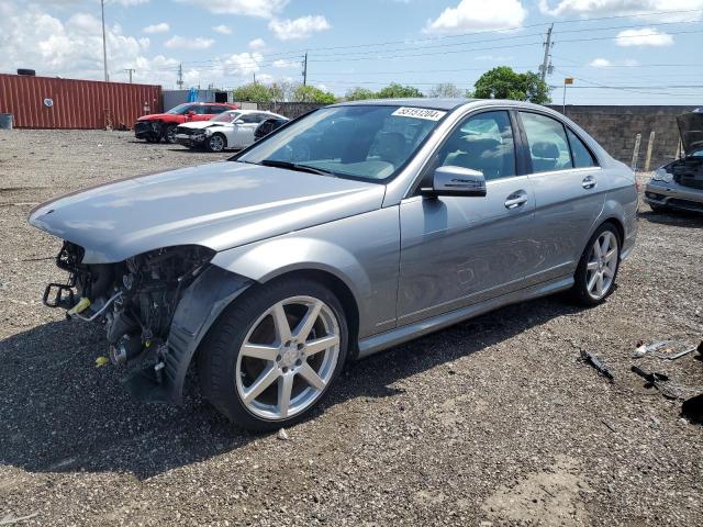 WDDGF4HB4EA955319 - 2014 MERCEDES-BENZ C 250 SILVER photo 1