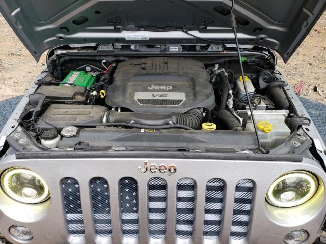 1C4BJWDG0JL883730 - 2018 JEEP WRANGLER U SPORT SILVER photo 11