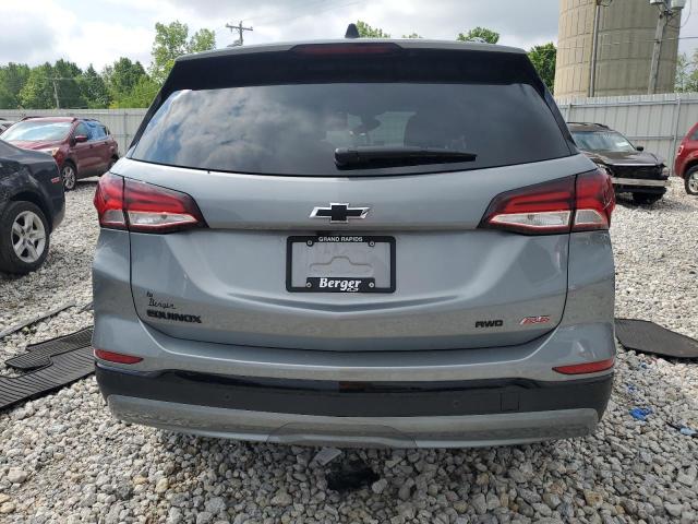 3GNAXWEG6RL222820 - 2024 CHEVROLET EQUINOX RS SILVER photo 6