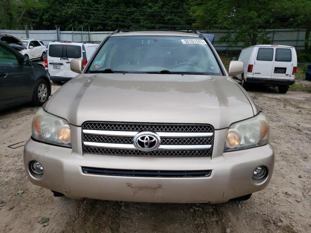 JTEEW21AX60033552 - 2006 TOYOTA HIGHLANDER HYBRID TAN photo 5