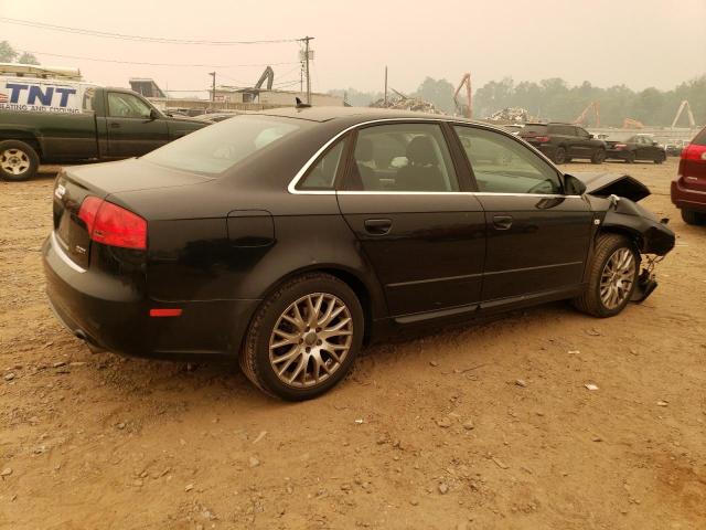 WAUAF78E98A161039 - 2008 AUDI A4 2.0T BLACK photo 3