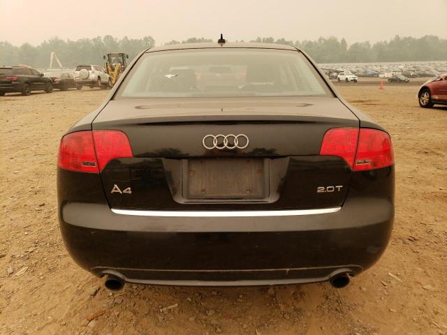 WAUAF78E98A161039 - 2008 AUDI A4 2.0T BLACK photo 6