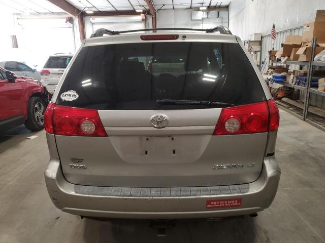 5TDZA23C06S567644 - 2006 TOYOTA SIENNA CE SILVER photo 6