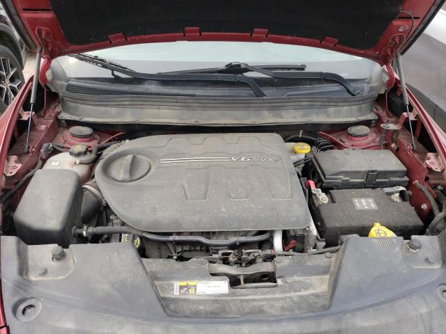 1C4PJMCS1HW527697 - 2017 JEEP CHEROKEE LATITUDE MAROON photo 12