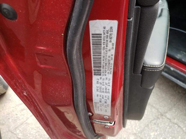 1C4PJMCS1HW527697 - 2017 JEEP CHEROKEE LATITUDE MAROON photo 13