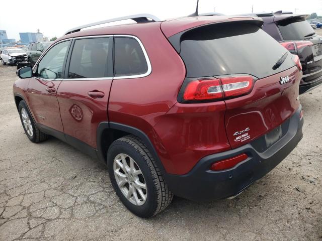 1C4PJMCS1HW527697 - 2017 JEEP CHEROKEE LATITUDE MAROON photo 2