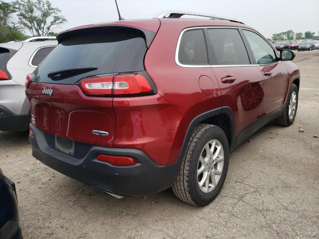 1C4PJMCS1HW527697 - 2017 JEEP CHEROKEE LATITUDE MAROON photo 3