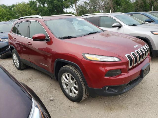 1C4PJMCS1HW527697 - 2017 JEEP CHEROKEE LATITUDE MAROON photo 4