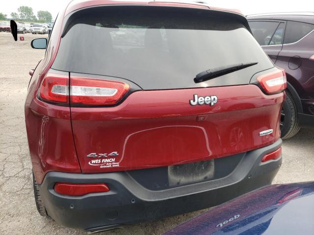 1C4PJMCS1HW527697 - 2017 JEEP CHEROKEE LATITUDE MAROON photo 6