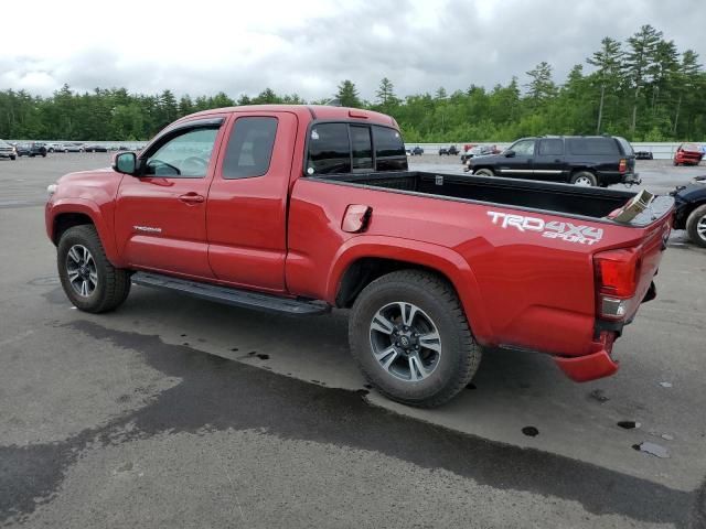 5TFSZ5AN5HX114701 - 2017 TOYOTA TACOMA ACCESS CAB წითელი ფოტო 2