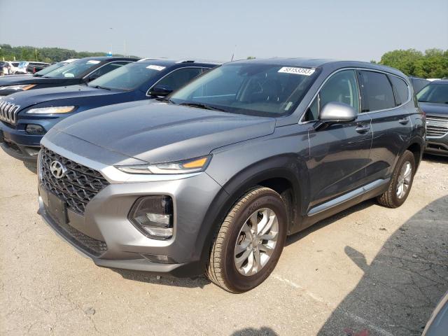 5NMS3CAD2KH084733 - 2019 HYUNDAI SANTA FE SEL GRAY photo 1