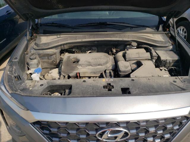 5NMS3CAD2KH084733 - 2019 HYUNDAI SANTA FE SEL GRAY photo 12