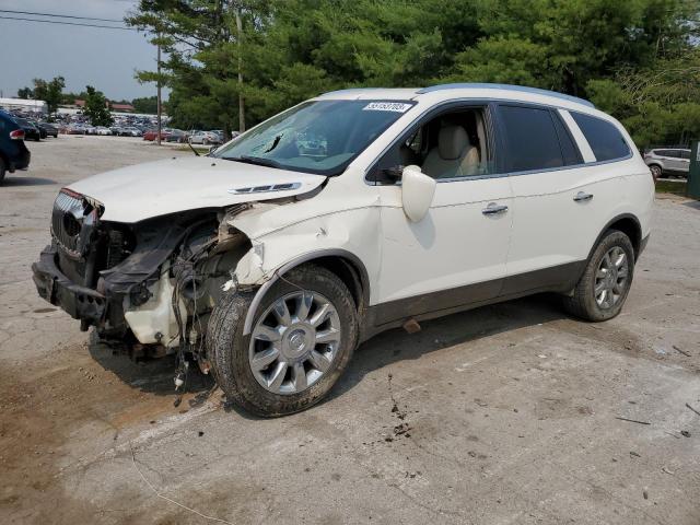 5GAKRBED5BJ395376 - 2011 BUICK ENCLAVE CXL WHITE photo 1
