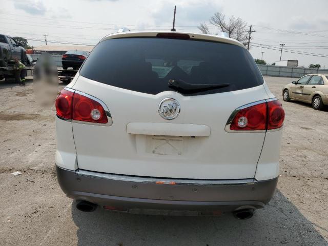 5GAKRBED5BJ395376 - 2011 BUICK ENCLAVE CXL WHITE photo 6