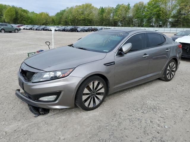 5XXGR4A62CG016363 - 2012 KIA OPTIMA SX GRAY photo 1