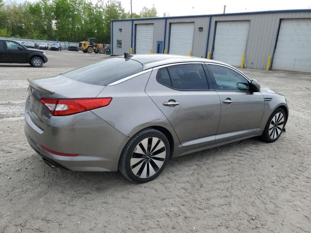 5XXGR4A62CG016363 - 2012 KIA OPTIMA SX GRAY photo 3