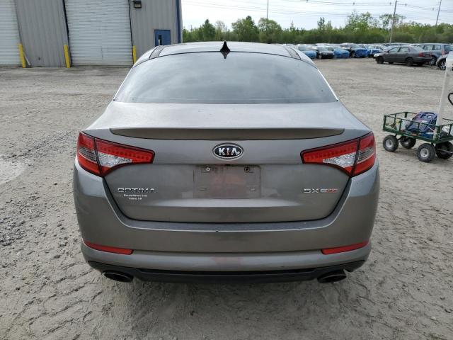 5XXGR4A62CG016363 - 2012 KIA OPTIMA SX GRAY photo 6