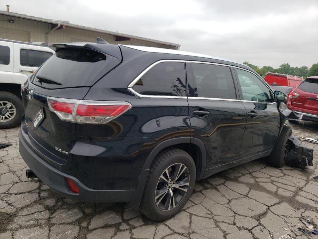 5TDJKRFH3GS309095 - 2016 TOYOTA HIGHLANDER XLE Qara foto 3