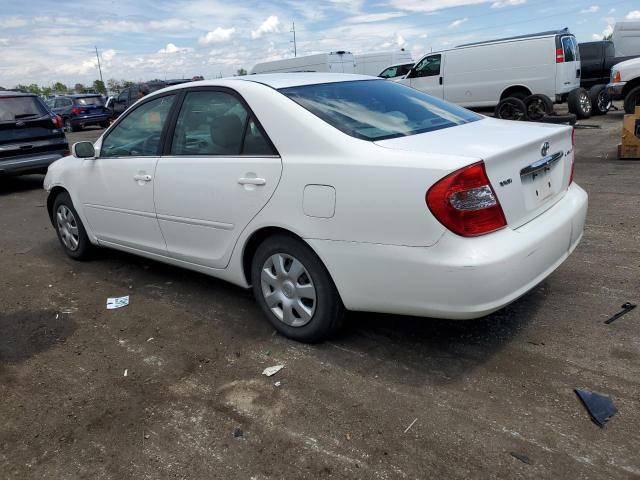 4T1BE32K03U237347 - 2003 TOYOTA CAMRY LE WHITE photo 2