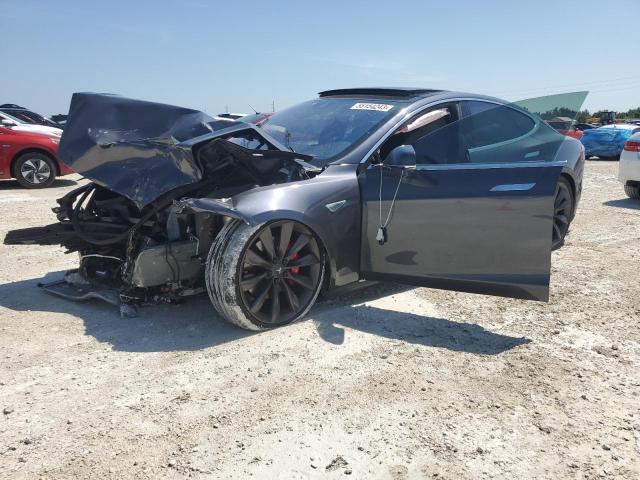 5YJSA1E4XFF102388 - 2015 TESLA MODEL S Qara foto 1