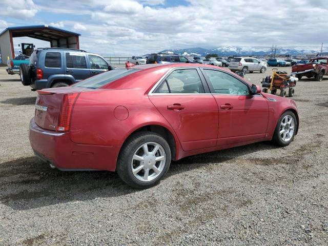 1G6DF577690168578 - 2009 CADILLAC CTS RED photo 3