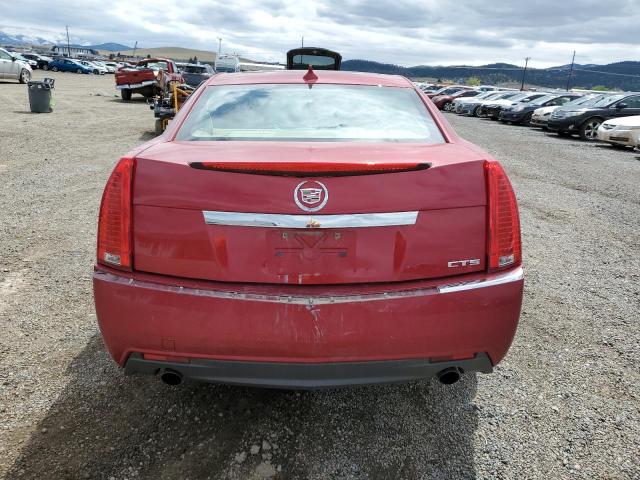 1G6DF577690168578 - 2009 CADILLAC CTS RED photo 6