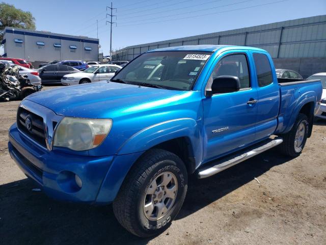 5TETU62N65Z051538 - 2005 TOYOTA TACOMA PRERUNNER ACCESS CAB BLUE photo 1