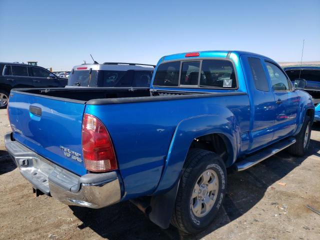 5TETU62N65Z051538 - 2005 TOYOTA TACOMA PRERUNNER ACCESS CAB BLUE photo 3