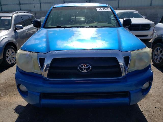 5TETU62N65Z051538 - 2005 TOYOTA TACOMA PRERUNNER ACCESS CAB BLUE photo 5