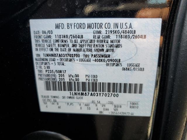 1LNHM87A03Y702700 - 2003 LINCOLN LS Qara foto 12