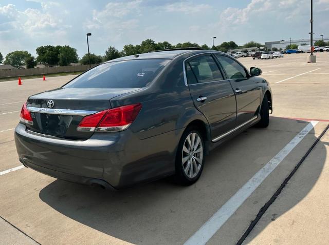 4T1BK3DB4BU382928 - 2011 TOYOTA AVALON BASE GRAY photo 4