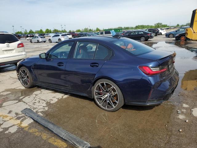 WBS43AY06NFN13995 - 2022 BMW M3 COMPETITION ლურჯი ფოტო 2