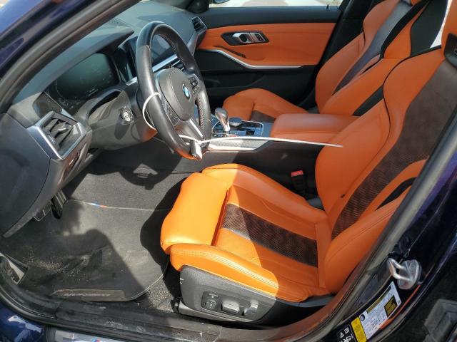 WBS43AY06NFN13995 - 2022 BMW M3 COMPETITION ლურჯი ფოტო 7