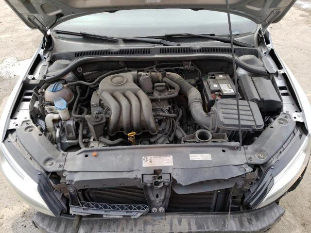 3VW2K7AJ6DM355435 - 2013 VOLKSWAGEN JETTA BASE 银色 照片 11