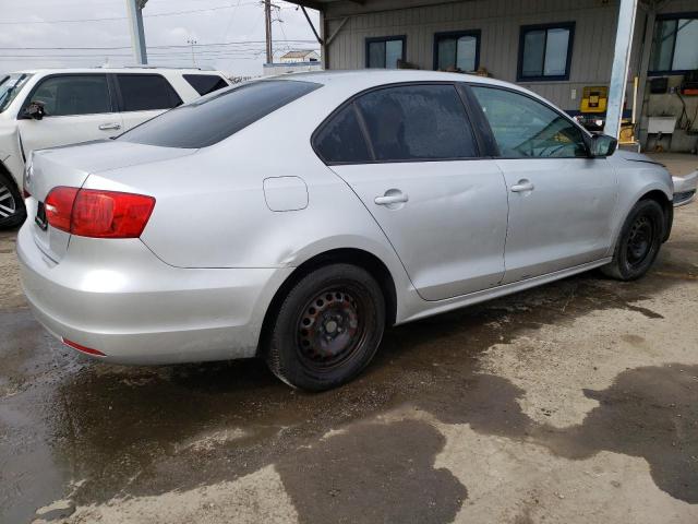 3VW2K7AJ6DM355435 - 2013 VOLKSWAGEN JETTA BASE 银色 照片 3