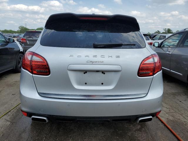 WP1AF2A21DLA23532 - 2013 PORSCHE CAYENNE SILVER photo 6