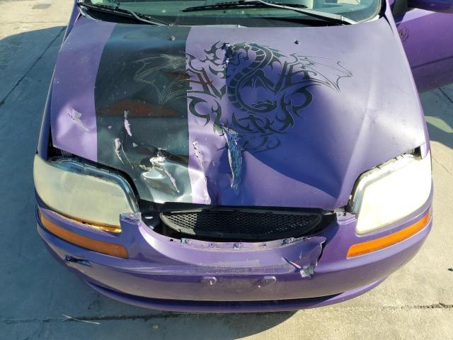 KL1TD66627B731115 - 2007 CHEVROLET AVEO BASE Tünd qırmızı foto 11