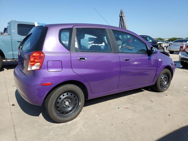 KL1TD66627B731115 - 2007 CHEVROLET AVEO BASE Tünd qırmızı foto 3